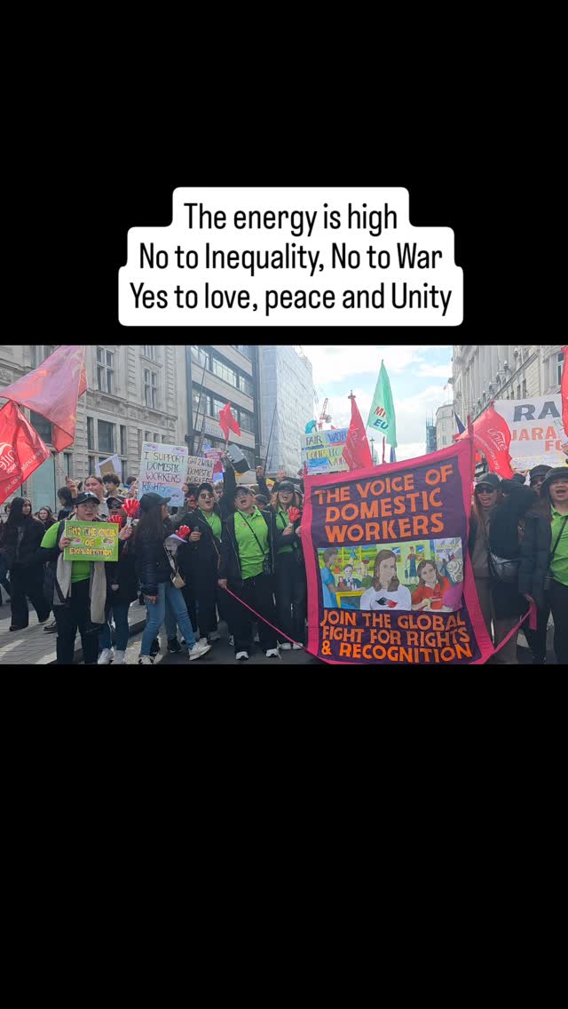 Half a million joined the rally, and 50 of our members marched in Solidarity.