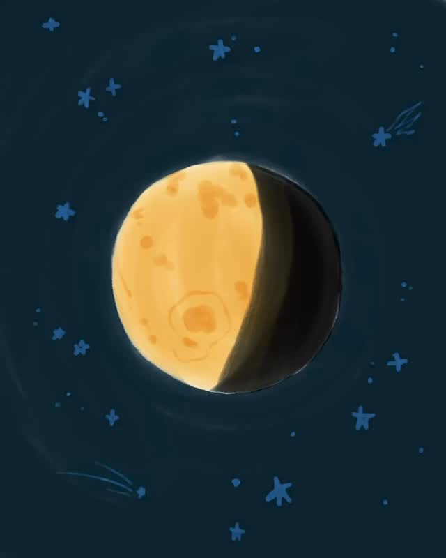 I'm soo emotional about the images @nasaartemis & @nasa share every day, I had to create a little animation about it 🌔🌕🌖
They're sending us the first deep-space images of Earth, taken by humans since 1972! It's unbelievable to see all of us like this..
Anyway, say cheese, we're the tiny blue dot in the back! 🫂🌍
#nasa #artemis #procreateanimation #digitalillustration