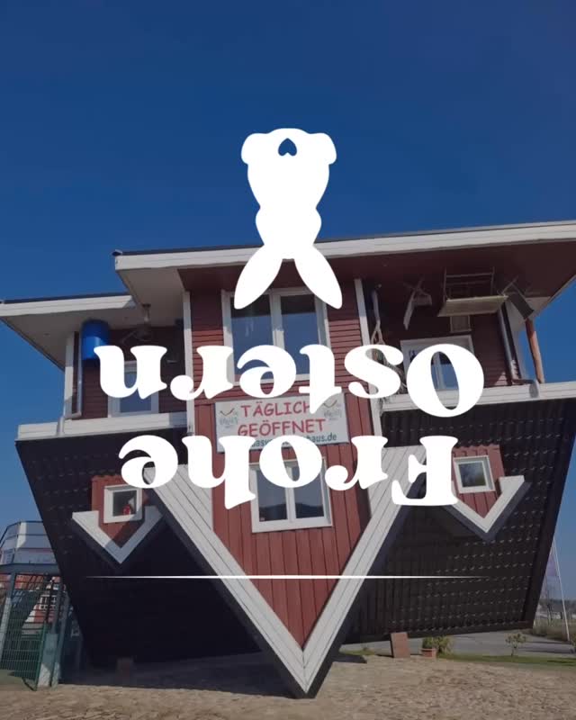 Frohe Ostern!🐣🐇🙃☀️
#dasverrücktehaus #bispingen #lüneburgerheide #ausflugsziel #fürdieganzefamilie