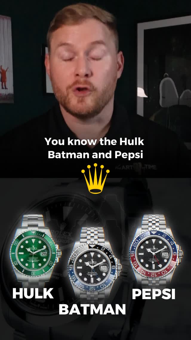 You know the Hulk, the Batman, and the Pepsi. But have you heard of these 6 under the radar Rolex nicknames?
#rolex
#watchcollectors
#watchaddict
#luxurywatch