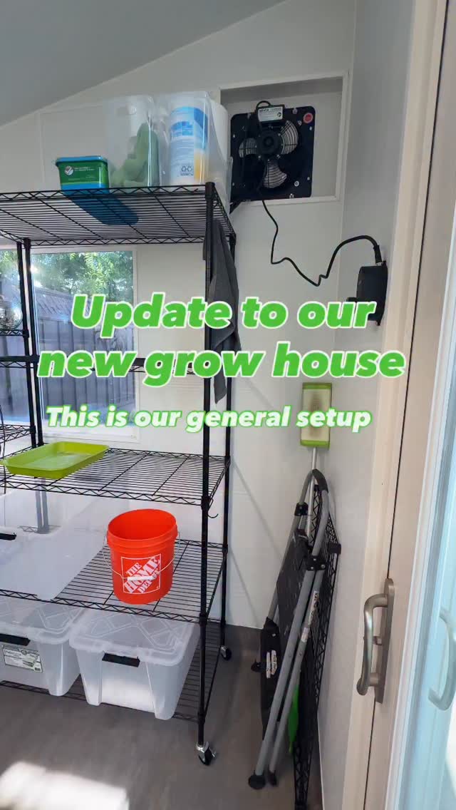 Here is another look of our new Grow House.
Lots of things can still be improved- like that cable management. It’s hanging loose. Feel free to drop your ideas below ⬇️
Lots of new space for the bins and taller plants (I hope) 😆
#plantsmakepeoplehappy #plantlife #newgrowspace #tuffshed #plantgrowth