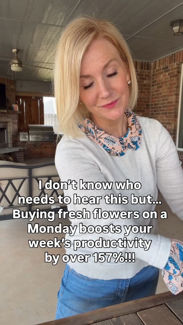 Follow me for more made-up statistics to justify your spending habits. 💅🌸🛍️ #happymonday
#funnyreels #okcsmallbusiness #treatyoself #flowerstagram