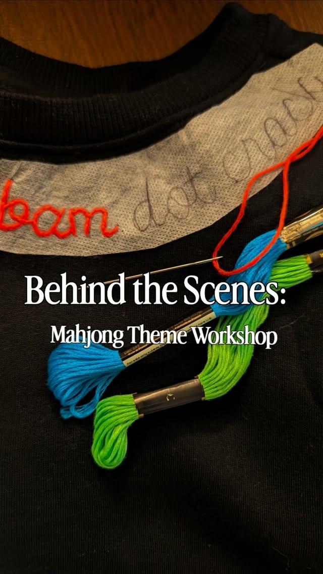 We turned Mahjong into a sweatshirt and now everyone wants one 🀄️✨
The best part: you don't just have to want it…you can make it 😉🪡
Join our Mahjong-themed embroidery workshop on 4/29 — drinks + nosh with @toastiridgewood included. We'll teach you the braided stitch, plus designs you'll actually wear on repeat. (Never picked up a needle? We got you. Old pro? This one's new territory.)
Non-mahj designs available too.
Only 4 seats left → link in bio or tap to order
Sponsored by @movewithsonni 🏡
#ridgewoodnj #bergencounty #embroidery #mahjong #analoghobbies