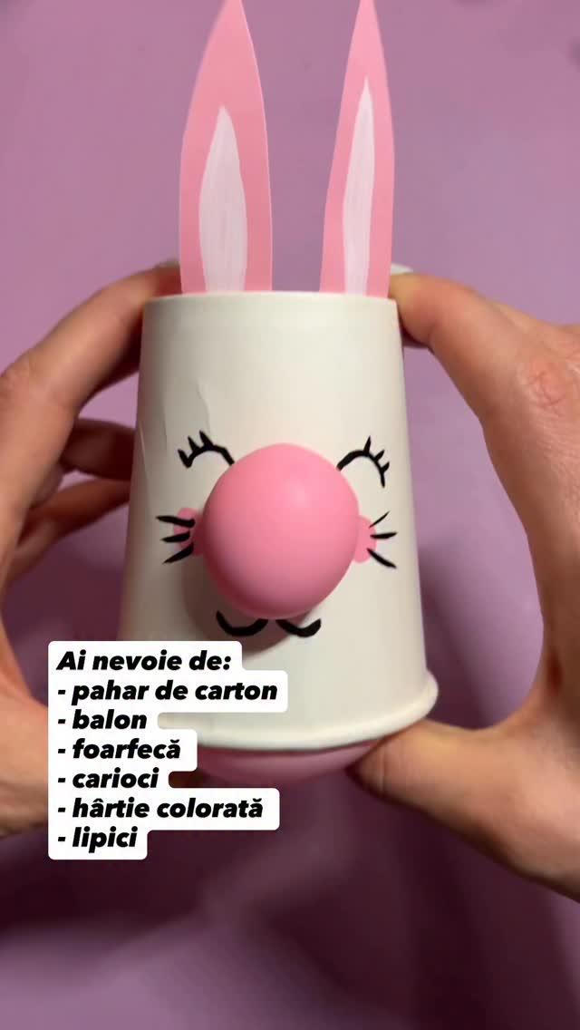 🐰 O activitate creativă perfectă pentru copii!
Transformăm un pahar de carton într-un iepuraș simpatic, folosind materiale simple și un pic de imaginație.
#gradinitaonline #activitaticopii #activitatipentrucopii #kidsactivities #activitiesforkids