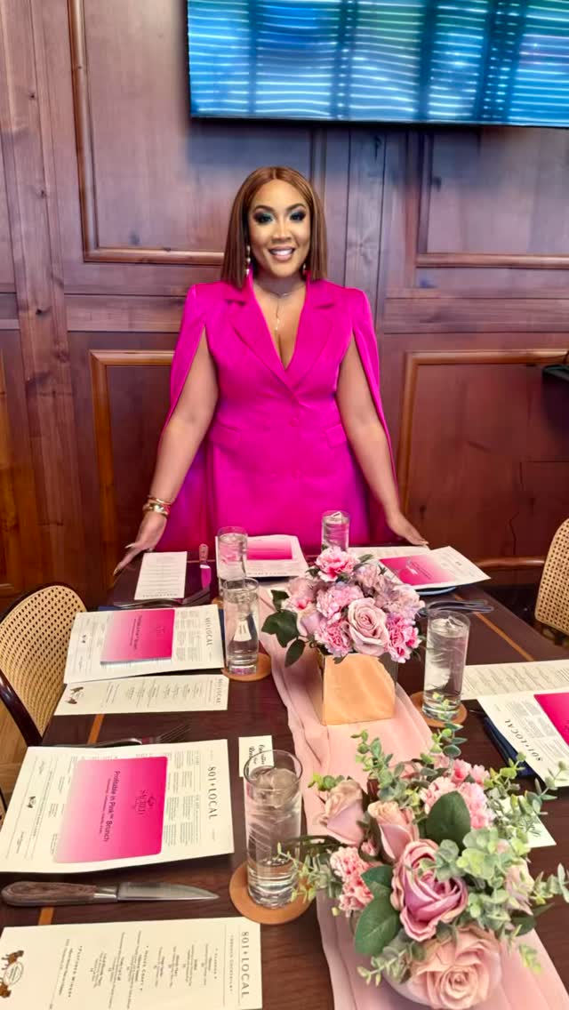 Today was our 1st Quarter Profitable In Pink Brunch! Partnerships, collaborations, deals and strategy appointments were made in this room. I’m excited about our business growth and elevation for quarter 2 and beyond!
Special thanks to all the amazing business owners who joined us! @yoroofficial @sweet_lovely_b @aliciahunter90 @candice__reeder Tiffany Jackson and many more!
Type “Profit” in the comments if you’re interested in joining us at one of our events.
Makeup 💄@kriststyle