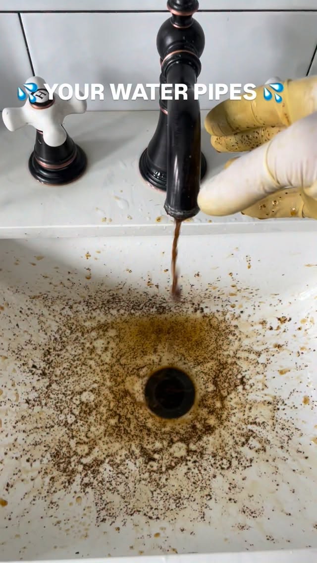 You never think the inside of your pipes could be so bad #plumbing #newyork #massapequa #nassaucounty #plumber #service #longisland #install #water #business #filter #watertreatment #clean #pure #cold #hot #reels #viralreels #help #call #longislandplumber