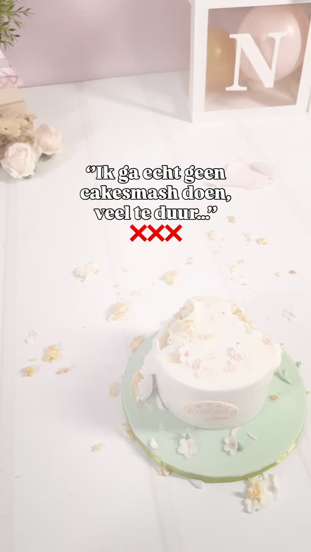Check de link in bio 🫶🏼🎂
#cakesmash #cakesmashdiy #eersteverjaardag #1jaar #cakesmashfotoshoot