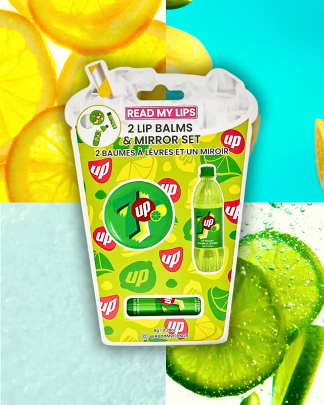 Stay zesty 💚🍋
The 7UP set you didn’t know you needed 💋
#readmylipsgb #lipbalm #lemon #lime #citrus #summer #soda