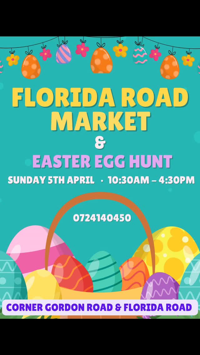 This Sunday, bring the kids down to Gordon Road Park (Florida road) for a free Easter egg hunt and enjoy the market with us.
#durban #floridaroad #freekidsactivities #eateregghuntdurban #durbanmarker