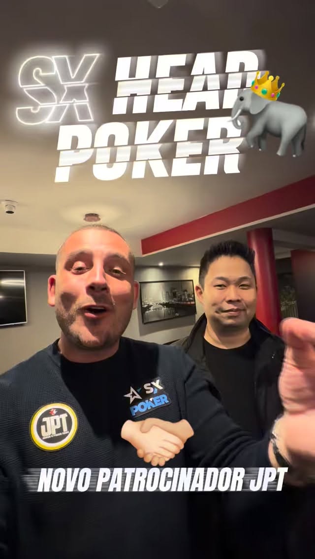 São Paulo já nos trouxe um novo parceiro pro JPT!
Sejam bem-vindos grupo @sx.poker e @headpokerclube !
Eles que vem pra agregar ainda mais na nossa expansão nacional conectando o JPT a novas pessoas!
@bruno_hirata11 e seu time vem abrilhantar ainda mais o nosso evento já na próxima etapa!
PREPAREM-SE ALGO NOVO VEM AÍ!
@e_sheiik @helvioaqn @temperine vem com novidades boas!
Juntos somos fortes! 🚀