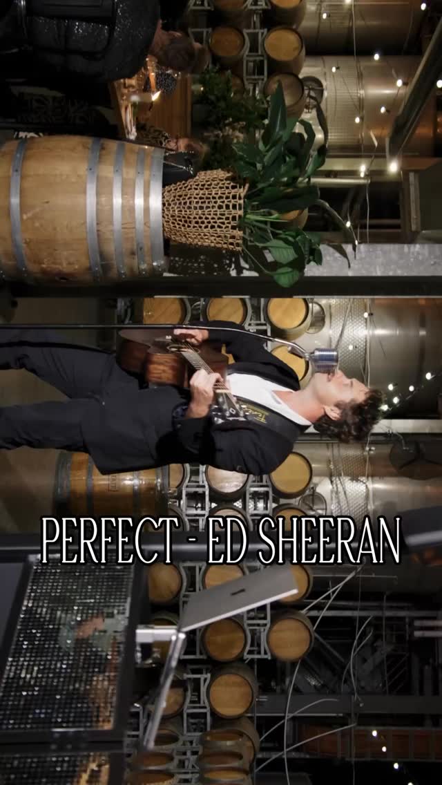 Perfect, Ed Sheeran live at @mtduneedestate for @milleekos & @pauledebohls captured by @weddings.by.alex