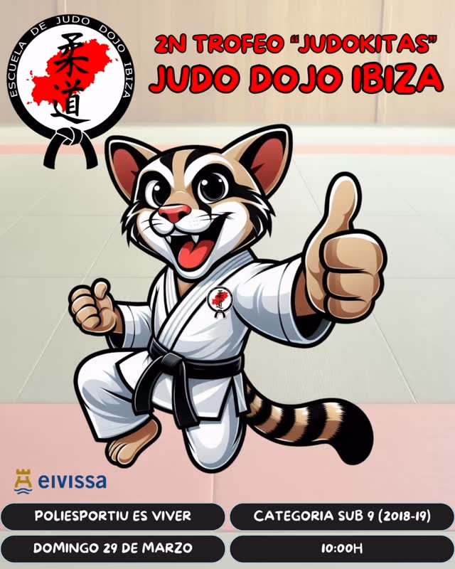 Excelente jornada que pudimos compartir este fin de semana en es viver con compañeros de otros clubes de la isla. 2º trofeo “judokitas” esta vez con un formato nuevo y mas divertido! Los resultados lo de menos, lo mejor la ilusión y la alegría de todos los participantes. Gracias a todos los que habéis ayudado y colaborado en que haya salido todo tan bien!