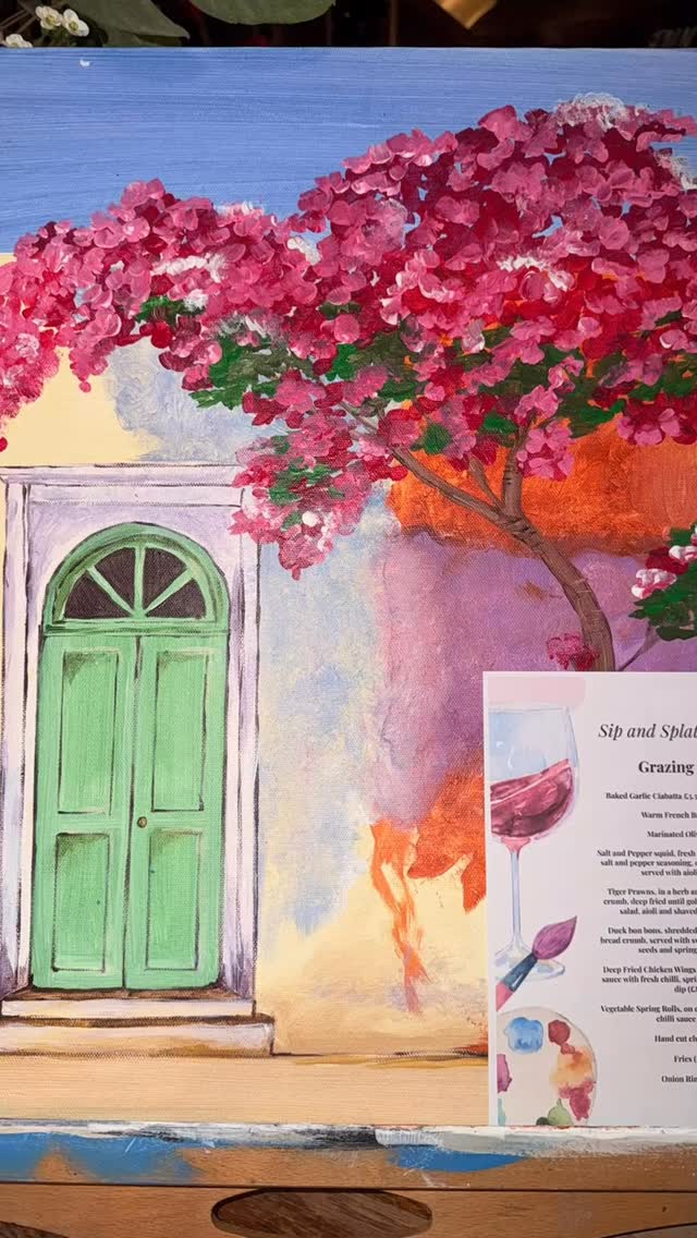 What a fabulous night for our first ‘sip and splatter’ night. The Prosecco and paint were in full swing! Watch this space for our next event! @sip.and.splatter The feedback was wonderful!