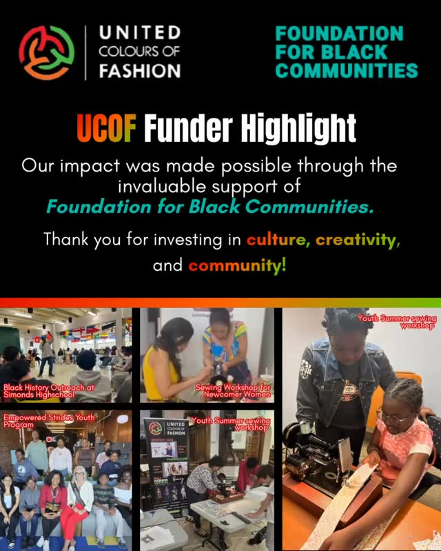 We’re proud to be part of the 2025–2026 @fdnblkcomm #BlkIdeasGrant program, supported in part by the Government of Canada
This investment enabled us to launch Empowered Strides, our flagship youth initiative, while expanding our sewing workshops for immigrant women and summer camps for school-aged children.
Through this support, we’ve created spaces where confidence grows, creativity thrives, and communities feel seen, supported, and empowered.
We extend our sincere gratitude to Foundation for Black Communities (FFBC) and the Government of Canada for believing in our vision and investing in the potential of underserved communities. Thank you for believing in the impact of community-driven storytelling and representation.
#ucof2026 #ffbc #governmentofcanada #communityimpact funderspotlight