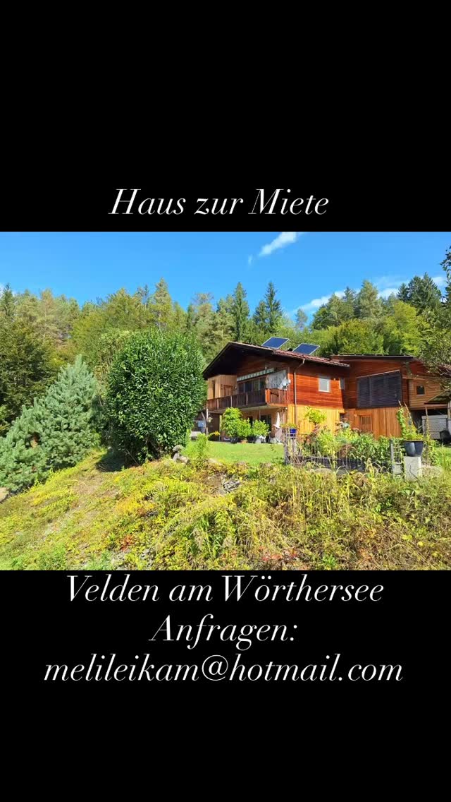 Haus zum Mieten - VELDEN AM WÖRTHERSEE - Anfragen an melileikam@hotmail.com ❤️🌞 #mel4animal #hauszummieten #veldenamwörthersee #schönerwohnen