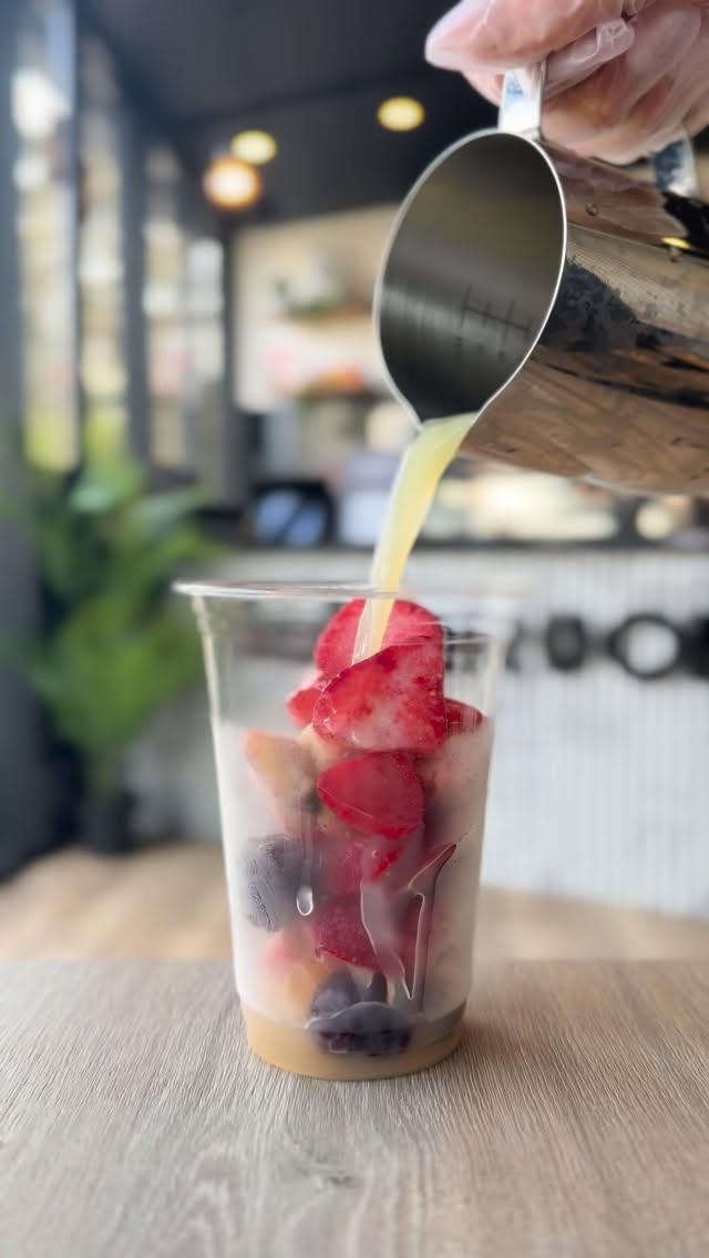 🍌🍓🫐🍊 FRUIT SMOOTHIE 🍌🍓🫐🍊 #fruit #healthy #refreshing #summer