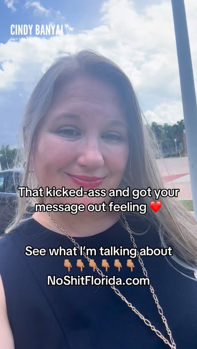 Hope you all got to enjoy the sunshine and warm breezes today! I’m feeling pretty good about my campaign and I know a whole room full of people are too! Who else wants to end the shit in Tallahassee and bring Florida back to the people? Join me! #noshit #takebacktally #hd78 #fortmyers #election2026