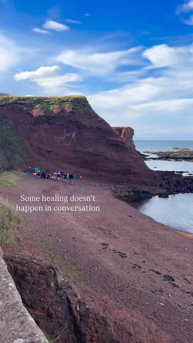 Sometimes healing doesnāt happen through analysing everything.
Sometimes it happens in connection.
Connection with ourself for sure, but also connection with others.
The kind of connection that doesnāt ask you to perform or explain yourself.
Just being beside others. Moving together. Laughing. Braving the cold water. Sharing a moment of courage.
Our nervous systems are wired for this co-regulation.
We regulate through micro moments of connection all the time - eye contact, a smile, someone noticing us, a shared experience. These moments might seem small, but to the body they are signals of safety.
The laugh might come - the shoulders drop - the breath relaxes, the tension fadesā¦. Your body is listening and noticing.
These body responses remind our body that weāre not alone.
So just a reminder, deep connection doesnāt always come from long conversations, exposing all our truths, or understanding every part of our story.
Sometimes itās simply the presence of others who feel steady enough for us to soften beside.
And when the body experiences enough of those moments - whether in friendship, community, therapy or quiet shared spacesā¦. something begins to shift.
Where do you feel like this??