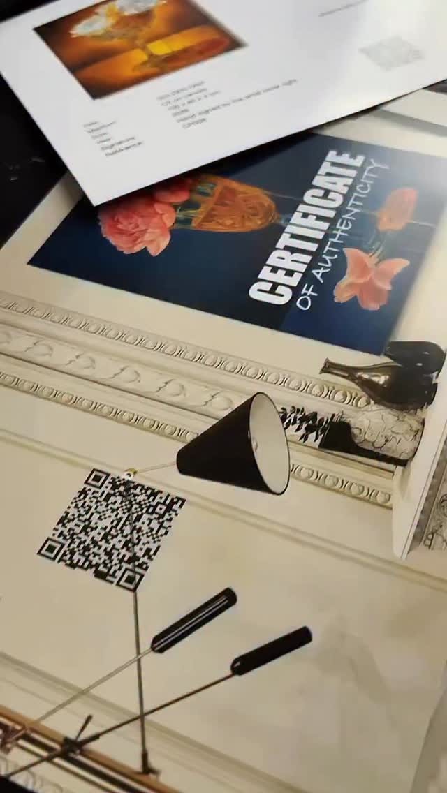 Signing authenticit✍️
Sealing the story behind each artwork.
Every certificate is a promise that what you hold is the real piece of my universe.
If you own one of my artworks and you don’t have such documents, contact me 💌
#contemporaryartist #artcollector #certificateofauthenticity #originalartwork #artstudio