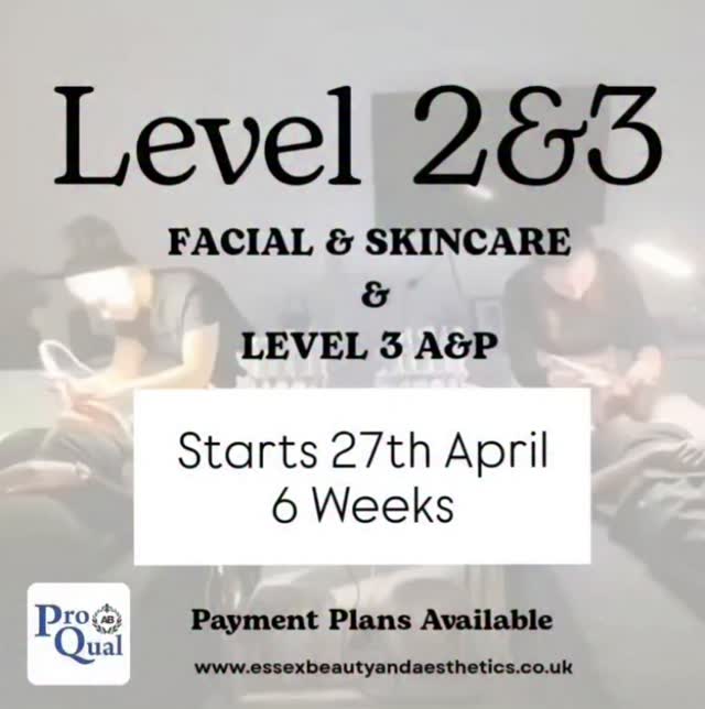 Our ProQual course is designed to give you a solid, recognised pathway into advanced skincare and aesthetics, combining industry knowledge with practical, in-demand treatments.
Alongside your ProQual qualification, you will also gain two additional CPD certificates in
HydroFacials and Microdermabrasion, allowing you to offer some of the most popular and profitable facial treatments from day one.
This course is ideal for those looking to:
• Start a career in the beauty and aesthetics industry
• Upgrade existing skills with accredited, recognised training
• Expand their treatment menu and increase earning potential
You will learn the theory and knowledge required, with full tutor support throughout, progressing onto practical training and assessments.
By the end of the course, you will be qualified, confident, and ready to offer results-driven skin treatments your clients will love.
Payment plans available, including Klarna & Clearpay.