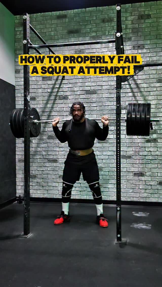 HOW TO PROPERLY FAIL A SQUAT ATTEMPT!
🔸️🔸️🔸️
(NASM- CPT/CNC/BCS/VCS)
ONLINE & IN PERSON TRAINING/PROGRAMMING AVAILABLE‼️
#fitness #gymlife #strengthtraining