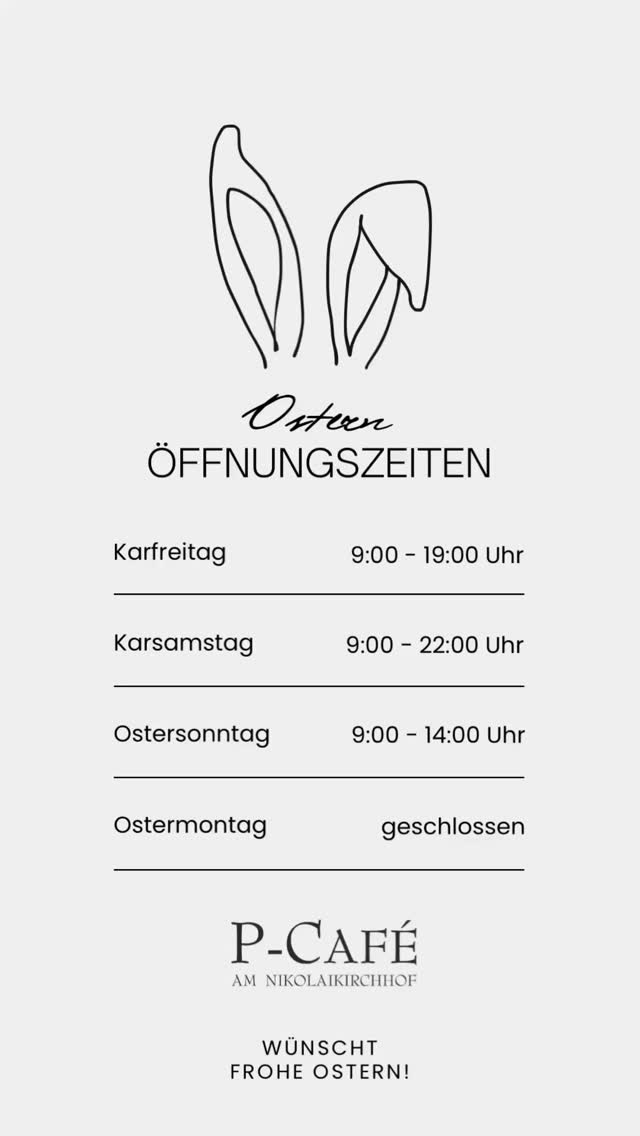 Unsere Öffnungszeiten an Ostern 🐣
#göttingen #pcafe #together #café #holidays
