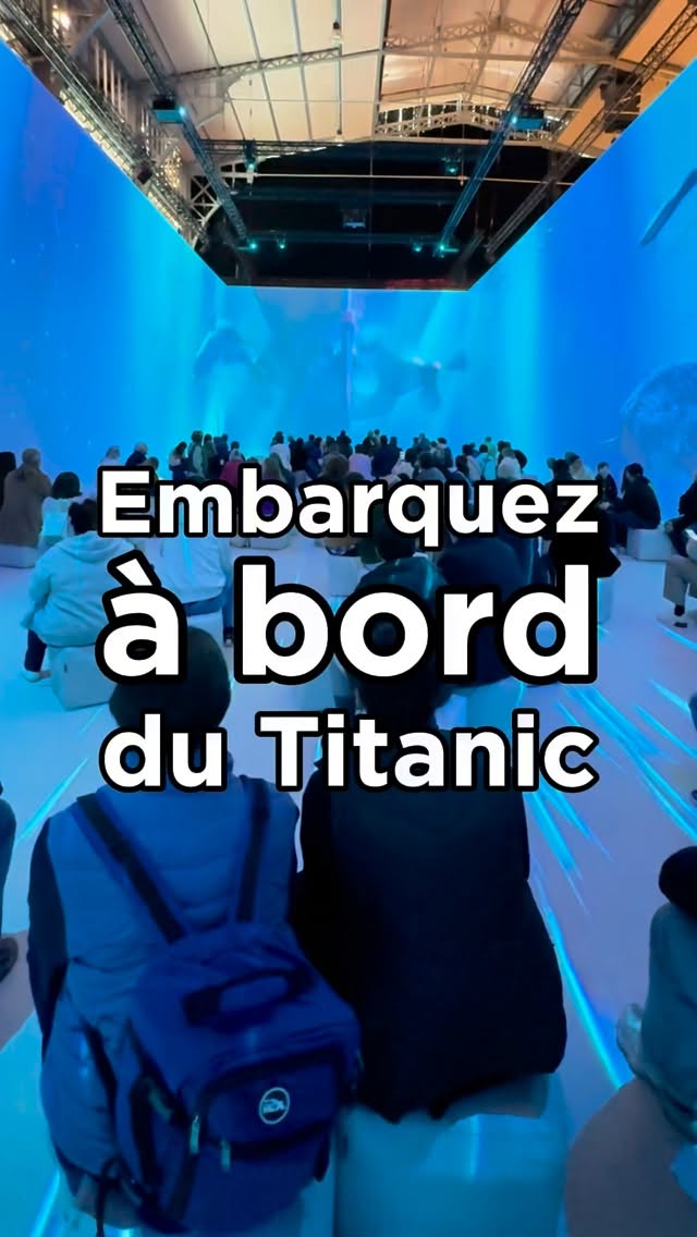 🚢 “La Légende du Titanic”, c’est une grande exposition avec de nombreuses expériences immersives et interactives pour vivre cette épopée comme si vous y étiez. Vous embarquez sur le navire depuis le port de Southampton pour un voyage captivant. Car ici, on ne se contente pas de regarder : on plonge vraiment dans l’histoire. Sur plus de 3 000 m², vous explorez le célèbre paquebot, grâce à un mélange d’objets issus du navire jumeaux du Titanic, le RMS Olympic et du célèbre film de James Cameron mais aussi grâce à de nombreuses technologies modernes : Projections à 360°, réalité virtuelle, univers interactif… tout est pensé pour vous faire vivre le voyage de l’intérieur. Muni de casques VR, vous assisterez au dernier morceau joué par l’orchestre et pourrez vous balader à bord du navire comme de vrais passagers,
Et pour les familles, une salle interactive permet aux enfants de jouer et dessiner pour voir leurs créations prendre vie sur écran géant. Un évènement à découvrir jusqu’au 31 aout 2026 à la Villette. Retrouvez toutes les infos pratiques en descriptif de la publication.
—————
📍La Grande Halle de la Villette
211 Av. Jean Jaurès - Paris 19
Reportez vous au site pour connaître les jours et horaires d’ouverture
🎟️ Tarifs variables selon les jours. Adultes à partir de 24,50€ - Enfants à partir de 18,50€ - Pass Famille (4 à 6 billets) 20€/pers
Durée : 1h30 environ
ℹ️ Infos et Réservations à partir du lien dans la bio du profil
#lavillette #quefaireaparis #pariskids #lalegendedutitanic #titanicexhibition