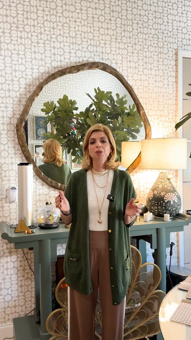 Part 2 of my office!
This Modern Moon wallpaper from @phillipjeffriesltd won for a reason…
It plays beautifully with everything I layered on top. The bold black rug, the colorful personal artwork, all those vibrant accents that make the space mine.
But what I love most is that it works just as well if you want to keep things fully neutral. Because this wallpaper has both pattern AND texture, it means neutral never has to mean flat or one-note.
Play around! Layer what makes you happy. A good neutral foundation gives you the freedom to go either direction and you might surprise yourself with what comes out.
Which approach speaks to you more... neutral on neutral or neutral with pops of color? Let me know in the comments!