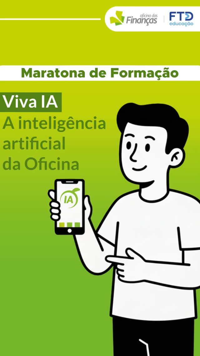 Tem novidade poderosa na Plataforma da Oficina das Finanças e ela foi pensada exatamente para a realidade da sua sala de aula. 💚
A Viva IA é a inteligência artificial da Oficina das Finanças, desenvolvida exclusivamente para apoiar você nas aulas de Educação de Comportamentos Financeiros, ajudando a adaptar e personalizar as experiências de acordo com as necessidades dos seus alunos.
Seja para alunos com TDAH, deficiência visual, Síndrome de Down ou qualquer outro desafio, a Viva IA entra como uma aliada prática no planejamento, trazendo sugestões acessíveis, inclusivas e alinhadas ao nosso método.
Mais do que uma ferramenta, é um apoio pedagógico inteligente para transformar desafios em possibilidades reais de aprendizagem.
Dá o play e vem ver como usar na prática! #educaçãofinanceira #inteligenciaartificial #educaçãofinanceiranaescola