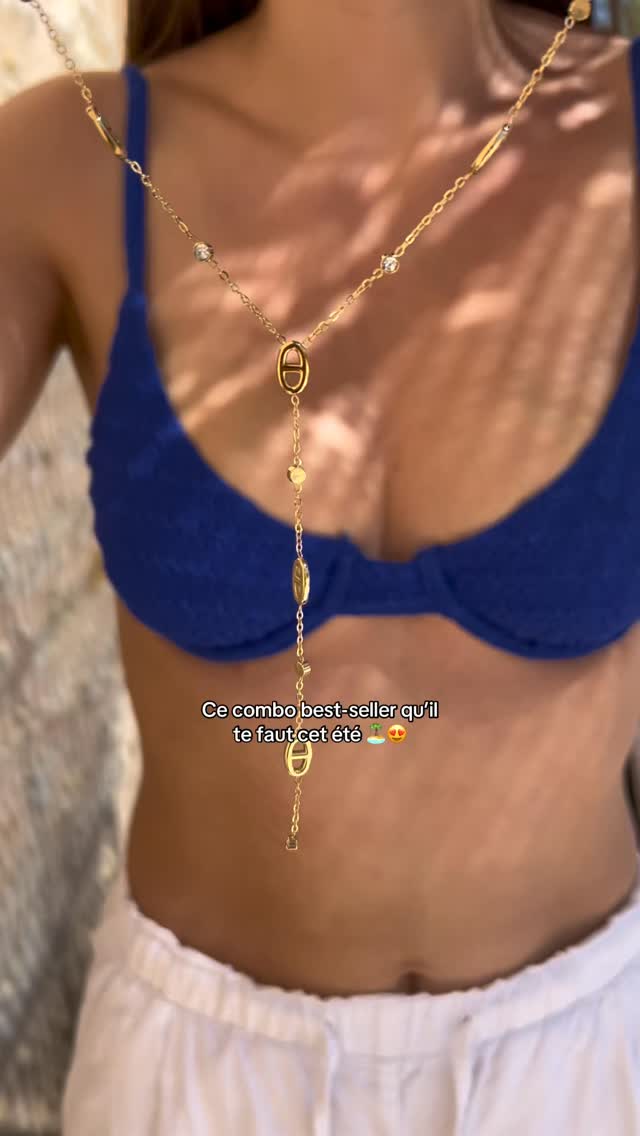 Votre combo préféré que vous avez fait devenir le best-seller de notre marque 🫣😍
#ete #collier #bijouxacierinoxydabledoré #pourtoi #bijouxacierinoxydable