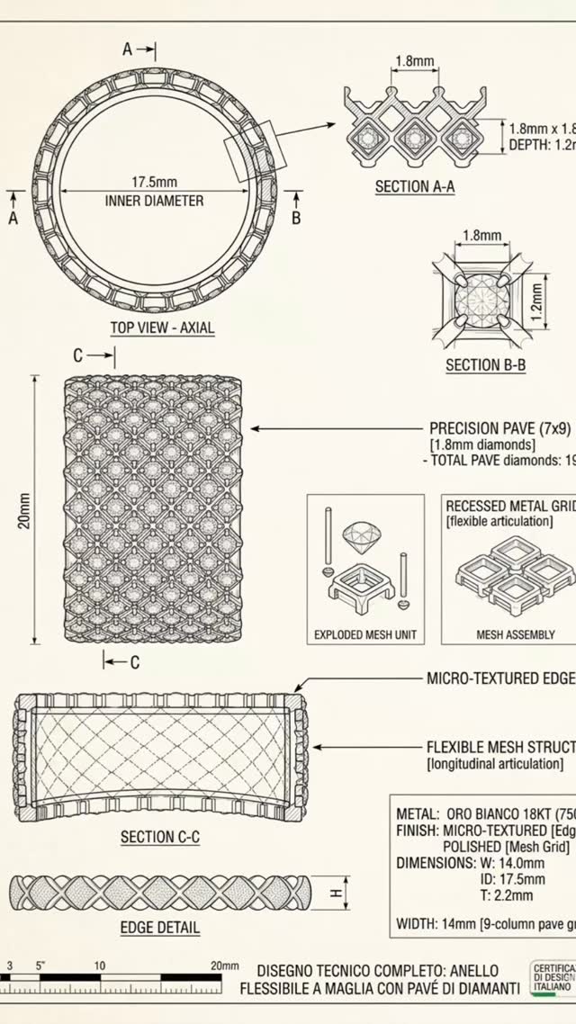 ✨Un’espressione assoluta di alta gioielleria.
Diamanti disposti in perfetta continuità creano una superficie viva, fluida, capace di adattarsi con naturale eleganza. L’oro bianco 18 kt ne esalta la luce, trasformando ogni movimento in un riflesso di pura raffinatezza.
Un anello che interpreta il lusso contemporaneo: sofisticato, dinamico, senza compromessi.
Tocca il link WhatsApp per prenotare un appuntamento
https://wa.me/393938156417
✨An expression of true high jewelry.
Diamonds set in perfect continuity create a fluid, living surface, designed to move with natural elegance. 18k white gold enhances their brilliance, transforming every movement into a reflection of pure refinement.
A ring that defines contemporary luxury: sophisticated, dynamic, and uncompromising.
Tap the WhatsApp link to book an appointment
https://wa.me/393938156417