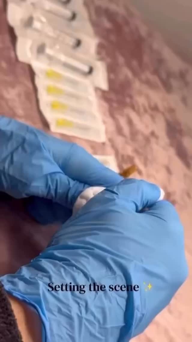 👉 getting ready ✨ #vitaminb12injections #self care #fulham