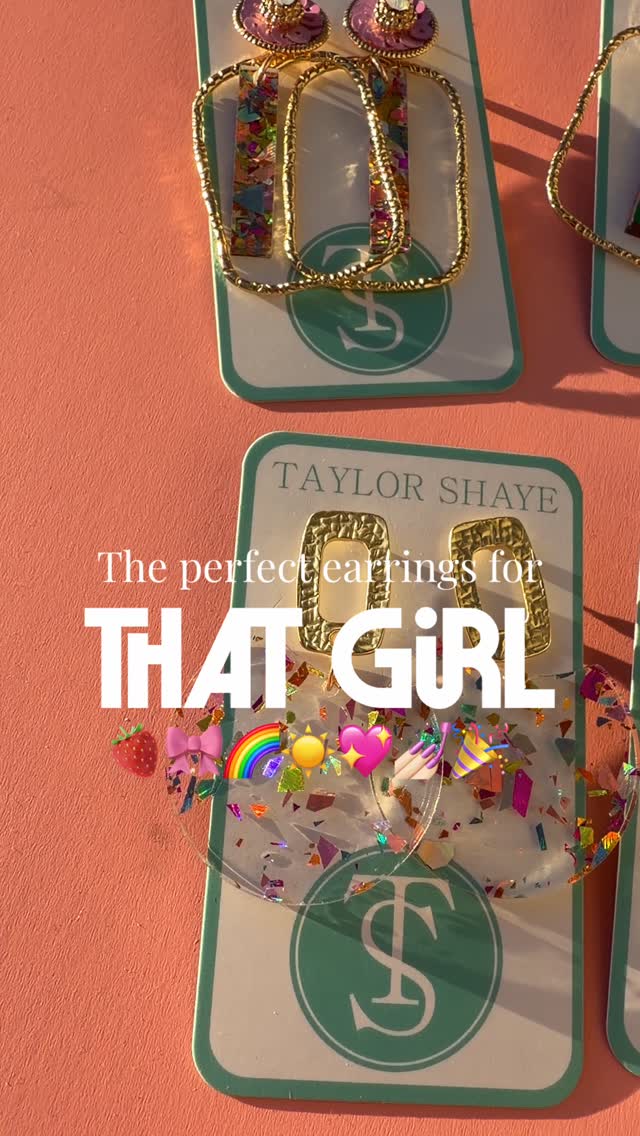“That Girl” 💖
• the one with chic, original style 🛍️
• books her next trip mid-vacay ✈️
• romanticizes iced lattes & errands ☕️
• a little late… but always brings the FUN 🎉
• chooses sparkle over subtle every time ✨🌈
…are you her? 😉💕
Earrings: https://www.southernquirks.com/jewelry-2