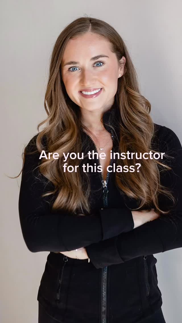 I’m your instructor, but I’m also…… 😜