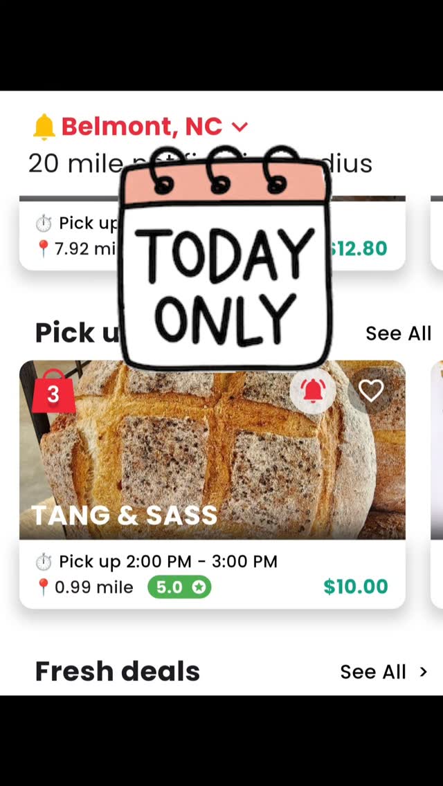 Today only. We have 3 bags left