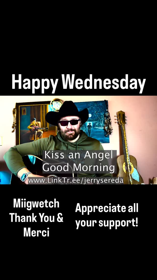 Miigwetch, Thanks & Merci for all your votes and support. We have new music, new videos, and new tour dates all coming for you soon!
Have an amazing Wednesday! I appreciate you 🤠❤️🇨🇦#indigenousmusic #countrymusic #jerrysereda #manitobamusic #canadiancountry