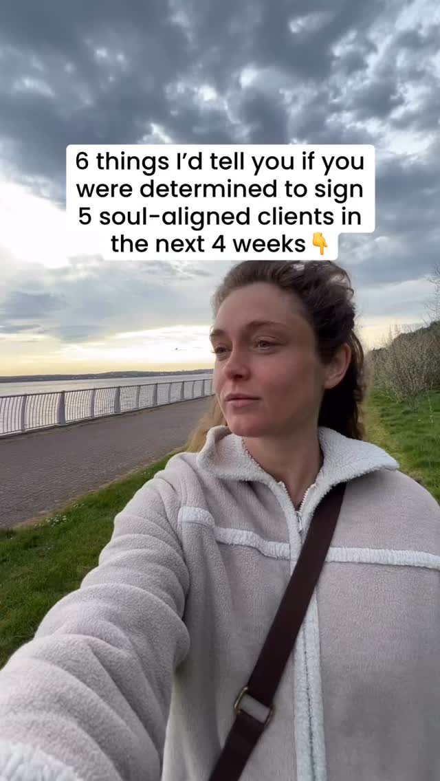 The things that helped me to start signing high-ticket clients to my 1:1 intensives:
❌ Stop with the imposter syndrome.
Once I realised I am not a knock-off version of anyone else, that’s when I really stepped into my power. It sounds obvious, but I see you: still comparing your content and output to women in a similar niche here on this little app!
Your healing is unique and much needed. You know what you are capable of. Do it your way 🙌
❌ Stop being scared to sell
Realising selling is service was a game changing for me. I stopped being afraid to look ‘salesy’ when I healed my self-worth. If you fear being judged for selling your magic you are upholding the witch wound 🙃
❌ Stop trying to ‘heal the world’
Unpicking what unique experiences I have, that mean I am here to serve a unique set of people, skyrocketed my business.
You can’t help everybody, but you are perfectly suited to help a specific few. Learn how to speak clearly and directly to your most soul-aligned clients in your messaging and they’ll be jumping into your DMs 📩
❌ Stop thinking you’ve offered something enough times
You haven’t. Learning how to repeat myself in a million different ways, so that my message reaches the people who need my healing was a necessary challenge 💃
❌ Stop trying to please the algorithm
Content for content’s sake left me feeling drained and inauthentic, and only served as a distraction from my true mission.
Marketing shouldn’t be about chasing ‘likes’ - learn how to communicate clearly with good messaging, and then it feels great to create content that connects with the people who need you 😍
❌ Stop chasing your tail
I went round in circles for too long trying different niches and different offerings, spending ages revisiting ideas and getting bogged down in the back end of my business.
My advice is to get focused on ONE goal / offer and take the aligned action to make it happen. Messy aligned action is better than nothing. Again - you know what you are capable of 🙌
Ready to do the deep work for your spiritual biz?
Drop a 🔥 to learn more about how I can help you to grow your mission, get more clients, & shift your energy for success 💃