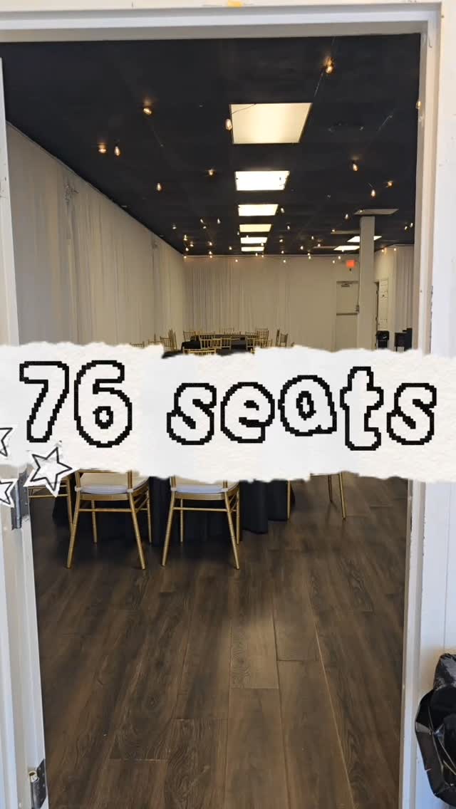 Our space customized for your event. Check out this 76 seat layout.
www.ujimasocials.com
945.343.3124
#venuespace #venuerental #eventspace #eventvenue #birthdaypartyvenue