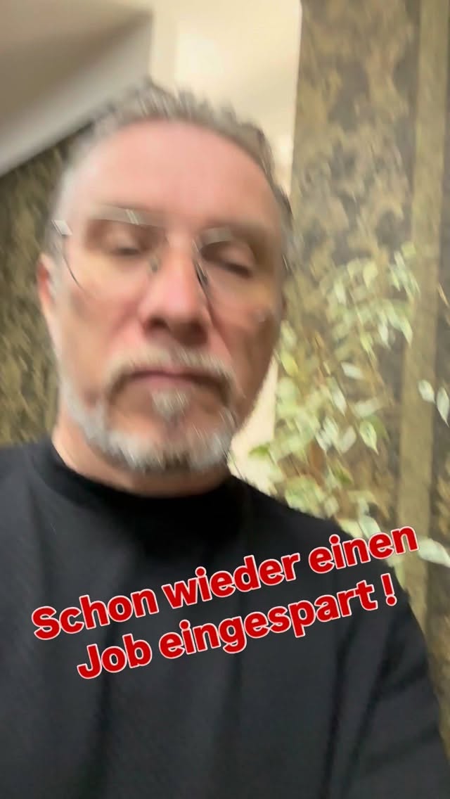 Job eingespart!