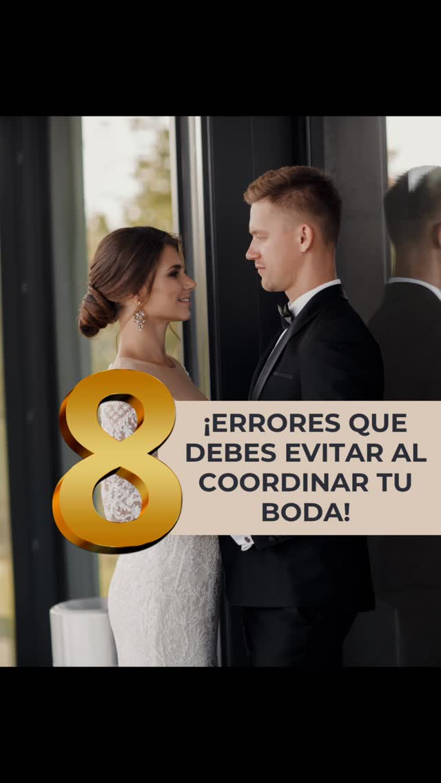 Los errores que más duelen no son los visibles, son los de logística: el proveedor que no confirmaste, la falta de presupuesto para las emergencias inesperadas, el momento en el que todos te buscan por que eres la única que sabe los detalles y tu….te estás casando. #wedding #weddingplanning #novias#bridetobe