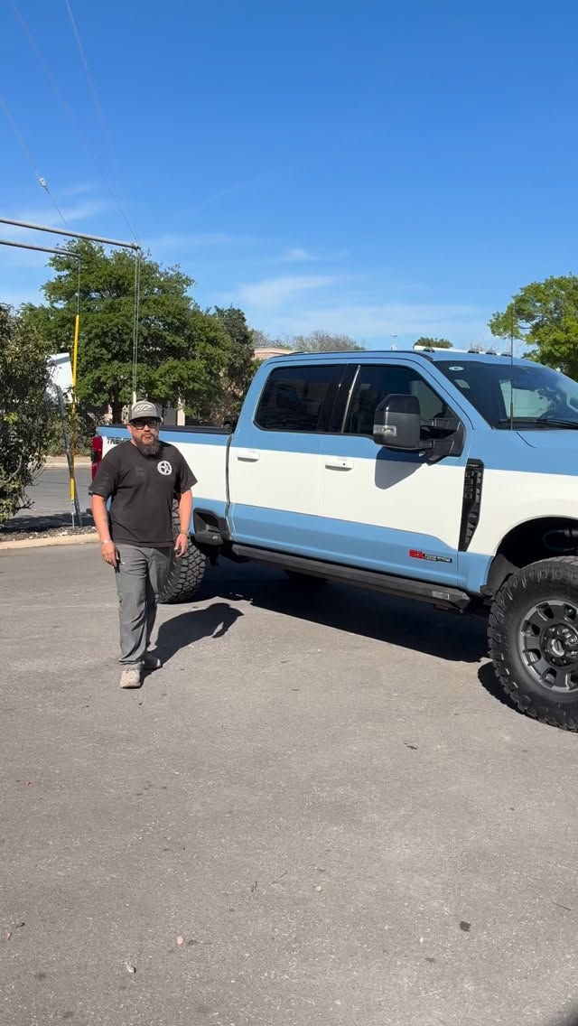 Ford F-350
PPF- removed the old PPF from the entire truck and then did a wash/clay bar treatment
Vinyl - wrapped the top, bottom and bumpers in Blue vinyl to give it a 2 tone look
PPF - install @impressive_films Matte Paint Protection Film over the entire truck
Windshield PPF - installed PPF on the front windshield to protection against rock chips and debris
Headlights - installed a Light Smoke Tint to the headlights
WHOSE NEXT ?
#gtzpowdercoating #ppf #ppfinstallation #vinylwrap #sanantonio
GTZ Powder Coating & Auto Styling
7819 Fortune Drive Suite 101
San Antonio, Texas 78250
Call/Text 210-627-5273
š Powder Coating
š Paint Protection Film
š Vehicle Detailing
š Vinyl Wraps
š Window Tint
š Chrome Deletes
š Caliper Painting
š Paint Correction
š Ceramic Coating
š High Temp Ceramic Coating