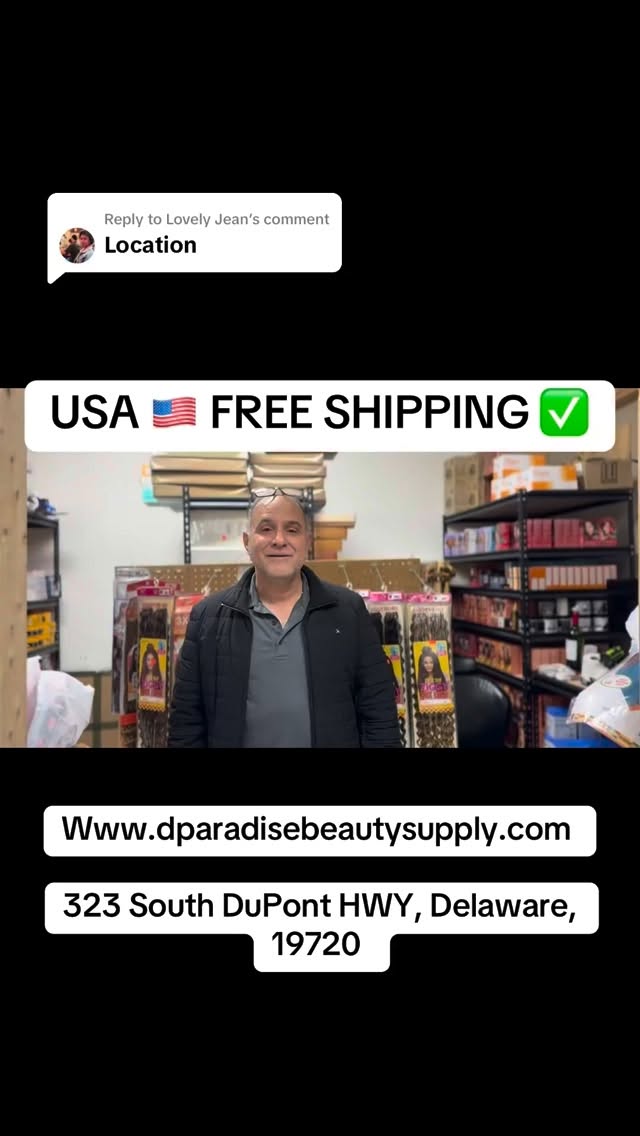 At DBeautyParadiseSupply, enjoy FREE shipping on orders over $100. ✨📦
Shop your favorite wigs and beauty essentials and let the glam come to you. 💛
https://www.dparadisebeautysupply.com/store
#DBeautyParadiseSupply #FreeShipping #FreeShippingDeal #ShopOnline #BeautySupplyStore #WigShop