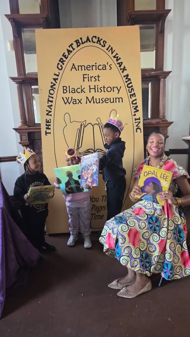 Children are the sunshine of my life! Thank you for making our first Field Trips To Freedom at the National Great Blacks In Wax Museum filled with joy! #crafts #blackhistory #storytelling