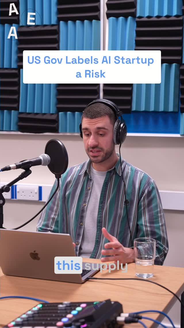 The US government usually labels supply chain risks for foreign adversaries. Now, a Californian AI startup faces this label for refusing to allow its models to be used for mass domestic surveillance.
Kieren and Riku discuss this and more. Listen now, link in bio. #ArtificiallyEverAfter #AEA #AISocietalImpact #TechEthics