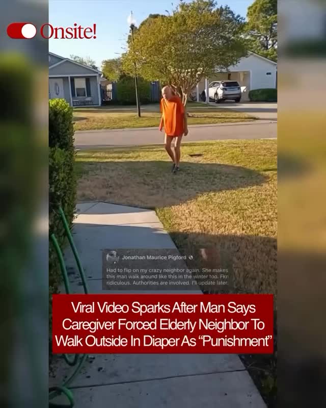 Please know that this type of treatment of our beloved Elderly occurs in every state in our Nation. NO ONE deserves to be treated as such. The Elderly and deemed Dependent Adults sadly and disgustingly get mistreated like this ALL of the time. This could be your dear grandfather, grandmother, aunt, uncle, friends like family, your spouse, your neighbor and one day this could be you as you age.
Let's not allow "caregivers" who are not caring, Conservators, Guardians who never "guard" or distant absentee relatives to take over the lives of those we love and treat them like this.
FIGHT FOR THEM. Please STAND UP.
@elderlylivesmatterusa does not know this man who stood up for this dear elderly man but we support him and we are thankful that he exists in this world.❤️🩹
We sincerely hope that this Elderly Beloved Man gets the true care he needs - and this fake caregiver woman GOES TO JAIL. Because, in our opinion, in which we have a right to, that's where she belongs.
REPOST: @its_onsite & specifically Jonathan Pigford - Bless you for sharing this video so we could share it too.
A man in Wilmington, North Carolina is speaking out after what he says was a disturbing situation involving his elderly neighbor.
In a now-viral video, he claims the man was outside wearing only a diaper and T-shirt when he tried to help him back home, but says the caregiver stopped him and made the elderly man turn around instead. According to him, she allegedly said she was “teaching him a lesson.”
The man later shared that he contacted authorities, saying his only goal is to make sure his neighbor is safe and treated with dignity.
🎥 Jonathan Pigford (Facebook)
