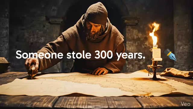 The Phantom Time Hypothesis suggests that the years 614 through 911 AD never actually happened. According to the theory, a Pope and a Holy Roman Emperor conspired to rewrite history, forging documents and inventing the legendary "Charlemagne" just to place their reigns in the significant year 1000 AD.
If the math is right, three centuries of our history are a "paper empire"—a ghost in the timeline. That means the artifacts are forged, the kings are myths, and the date on your phone is nearly 300 years ahead of reality.
Are you living in 2026, or is it actually 1729?
#PhantomTime #HistoryConspiracy #Charlemagne #LostTime #HiddenHistory 1729 TimelineGlitch