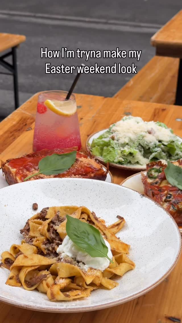 aren’t you lucky? Over the Easter weekend we’re opening from 12pm everyday from the 3rd to the 6th
#deanos #manchesterfood #easter #easterdinner #manchester