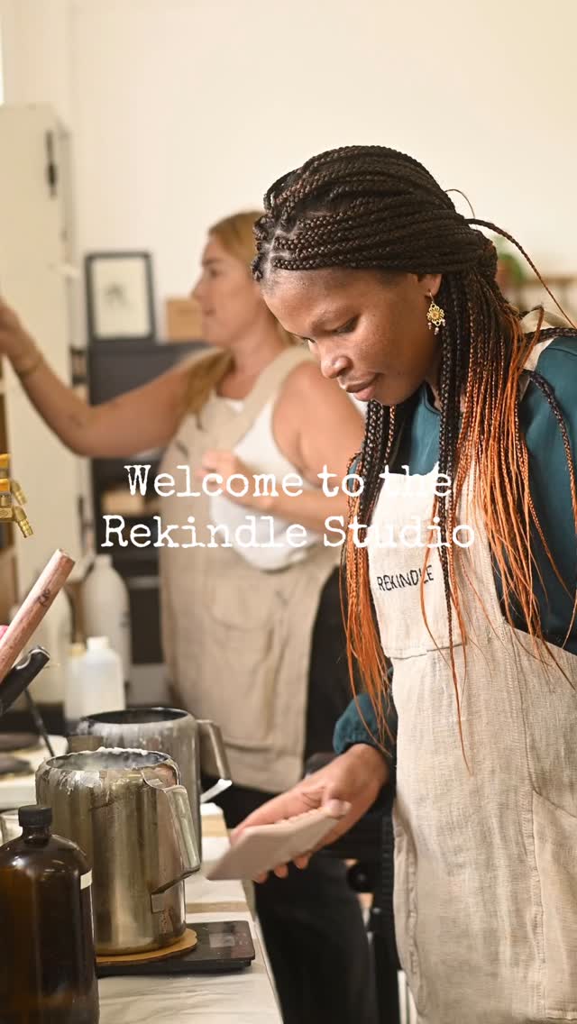 Welcome to the Rekindle Studio, where we make each product by hand, in small batches. Blending of scents, pouring, labelling and packaging.
We also have a small retail store at the studio, open Monday to Friday, 9am - 4pm. Come and have a smell, a look around and see all the magic happen for yourself.
Side Street Studios - 48 Albert Rd Woodstock - CPT ZA
