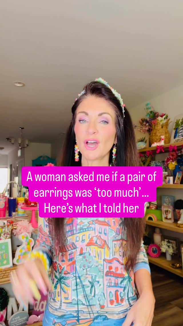 Every time a woman asks me if something is ‘too much’ my heart breaks because at some point she has been made to feel that way, and forced to play small.
The way we get dressed is so closely tied to our identity and often times when our identity is shifting, it requires us to change how we show up.
When you start realizing that you are the reason and the occasion, then there is no such thing as ‘too much’. You are invaluable and your wardrobe should reflect that.
Stop waiting to feel confident before you wear the fancy earrings. 👏🏼
Put them on and watch the transformation happen in how you speak, walk, and act. Show up as the woman you are becoming, dress for the life you are craving.
The opportunities you are wanting are just on the other side.
My style guide is your no-brainer starting point to adopting the mindset shift you need, discovering your true style, learning the power of color, and implementing small changes in fun, easy ways - without requiring a shopping spree! Comment ’style’ and I’ll send it your way, or grab it through the link in my bio. 🩷
