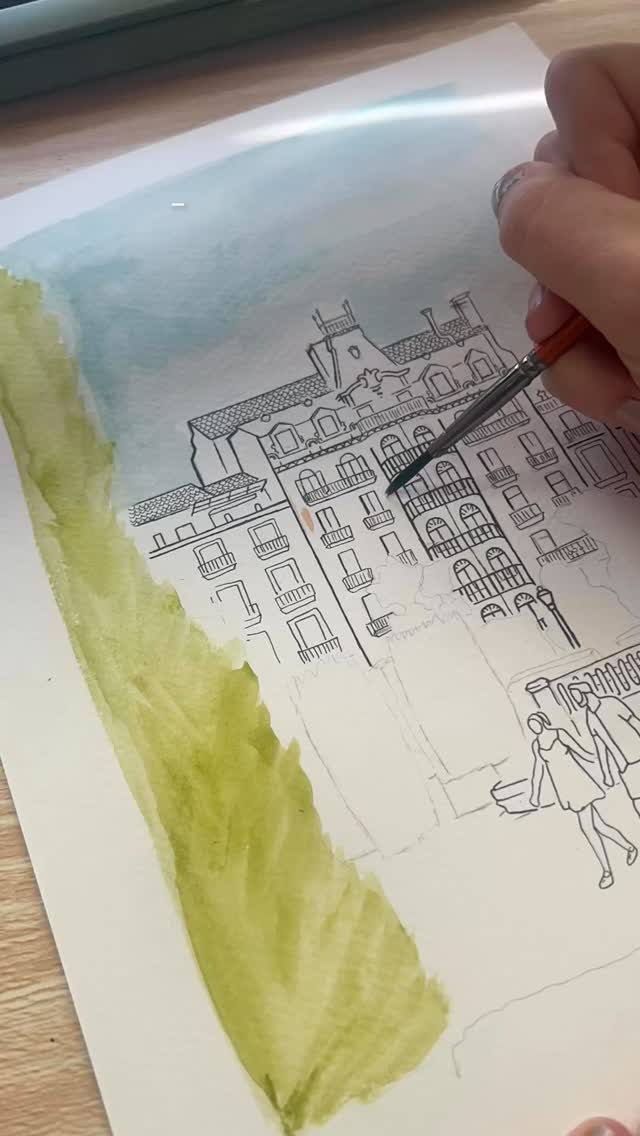 i love creating pieces of art that MATTER. I want my art to give you the ability to relive your best moments or dream about new ones!!
this print is now available on my website!!
#watercolorartist #travelartist #smallartist #european #traveltiktok